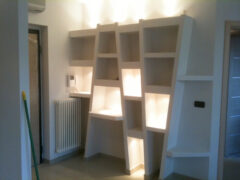 LIBRERIA E CONTROSOFFITTO IN CARTONGESSO + TINTEGGIATURA LIBRERIA E CONTROSOFFITTO IN CARTONGESSO + TINTEGGIATURA