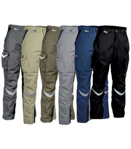 pantaloni da lavoro imbottiti di diverso colore