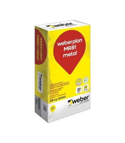 confezione Livellante fibrorinforzato per interni Weberplan MR81 metal