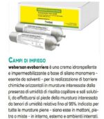scatola con confezione webersan evobarriera e descrizione del prodotto