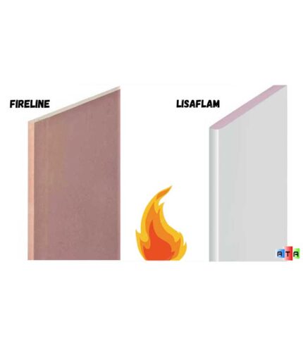 lastra in gesso rivestito gyproc lisaflam13 e fireline